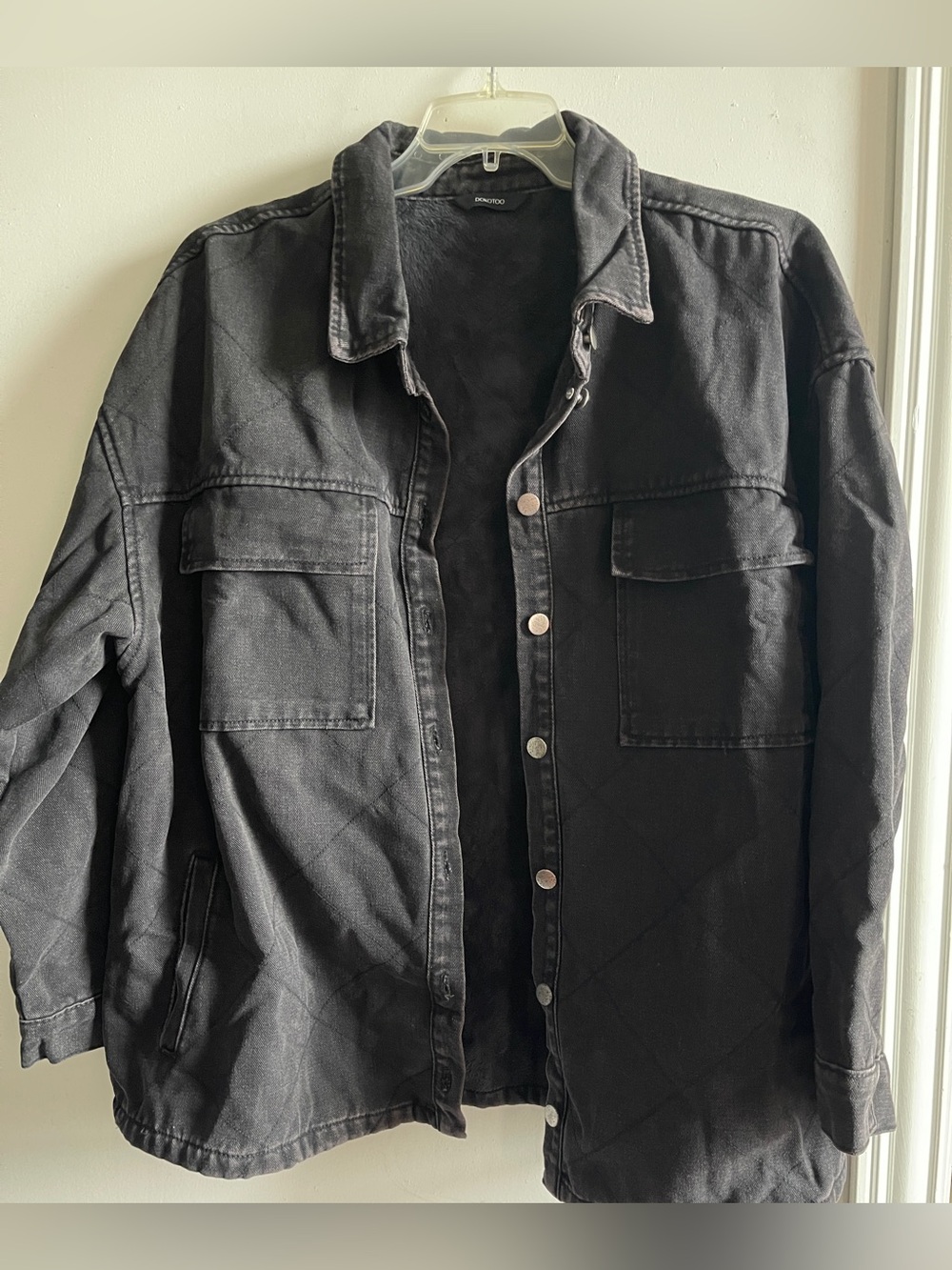 Dokotoo Denim Jacket for Women Fashion Solid Oversized Jacket